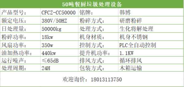 50噸餐廚垃圾處理設(shè)備